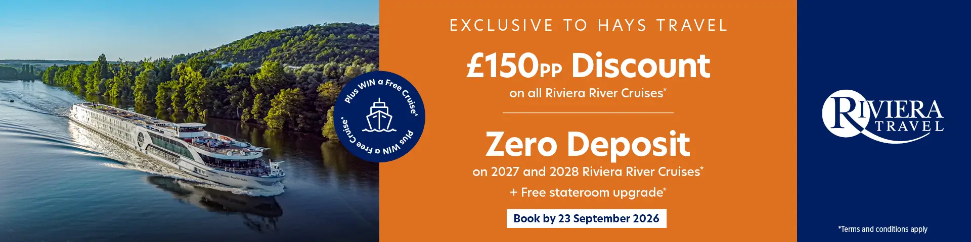 Exclusive Riviera River Cruise Event